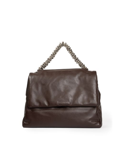 Borsa Shoulder bag Nappa Bold in nappa cioccolato ORCIANI | B02185 NPBCIO